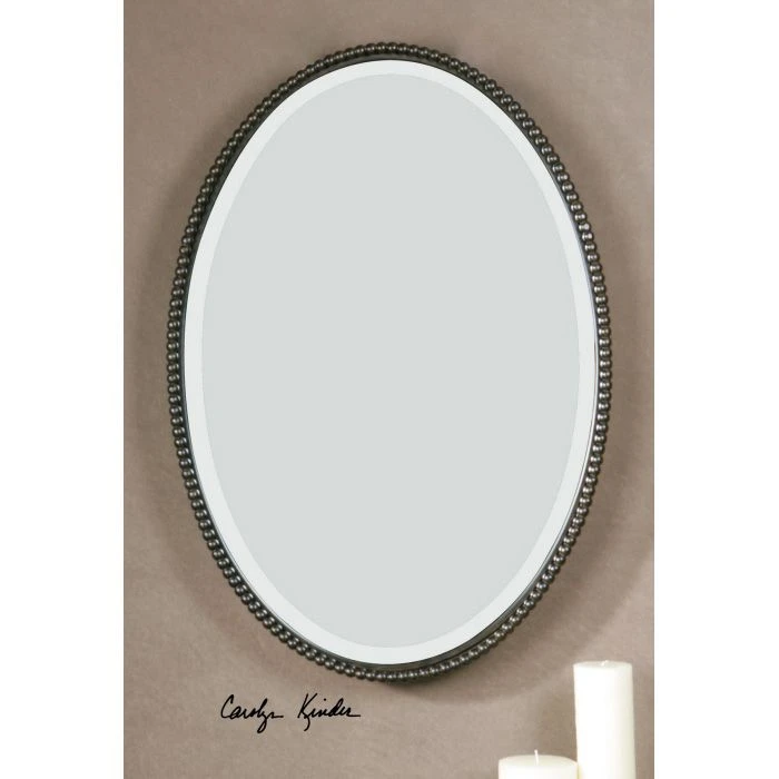 Sherise Oval Mirror - Bronze 4 Sherise Oval Mirror - Bronze - Image 2