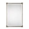 Mackai Metallic Silver Mirror