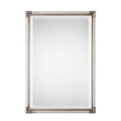 Mackai Metallic Silver Mirror