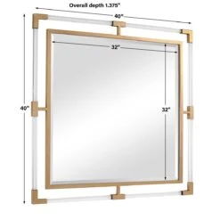 Balkan Square Mirror -Best Decoration Shop 09714 5