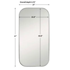 Taft Polished Nickel Mirror -Best Decoration Shop 09719 5