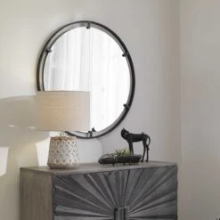Cashel Round Mirror -Best Decoration Shop 09734 3