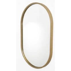 Best Decoration Shop 5 Varina Gold Oval Mirror