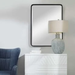 Crofton Black Large Mirror -Best Decoration Shop 09738 3