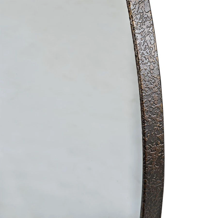 Oliver Round Mirror - Aged Bronze 4 Oliver Round Mirror - Aged Bronze - Image 2