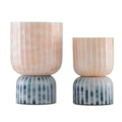 Palazzo Milky Glass Vase Set