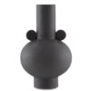 Happy 40 Round Black Vase 2 Happy 40 Round Black Vase -Best Decoration Shop 1200 0400