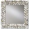 Oyster Shell Mirror -Best Decoration Shop 1348
