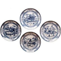 Round Platters - Blue Willow