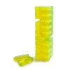 Neon Yellow Acrylic Tumble Tower Set -Best Decoration Shop 1662a 1