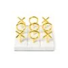 Jonathan Adler Brass Tic-Tac-Toe Set