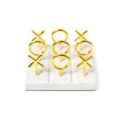 Jonathan Adler Brass Tic-Tac-Toe Set