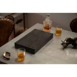 Chocolate Shagreen Lacquer Backgammon Set -Best Decoration Shop 1754a 3