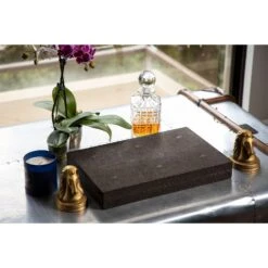 Chocolate Shagreen Lacquer Backgammon Set -Best Decoration Shop 1754a 4