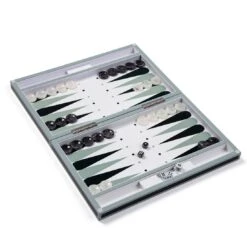 Green Lacquer Backgammon Set