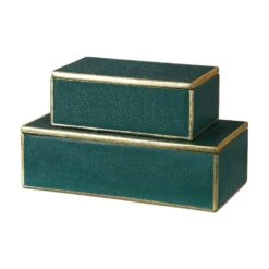 Karis Emerald Green Boxes