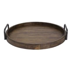 Reine Round Wooden Tray