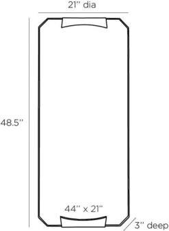 Kris Rectangular Mirror -Best Decoration Shop 2046.l1