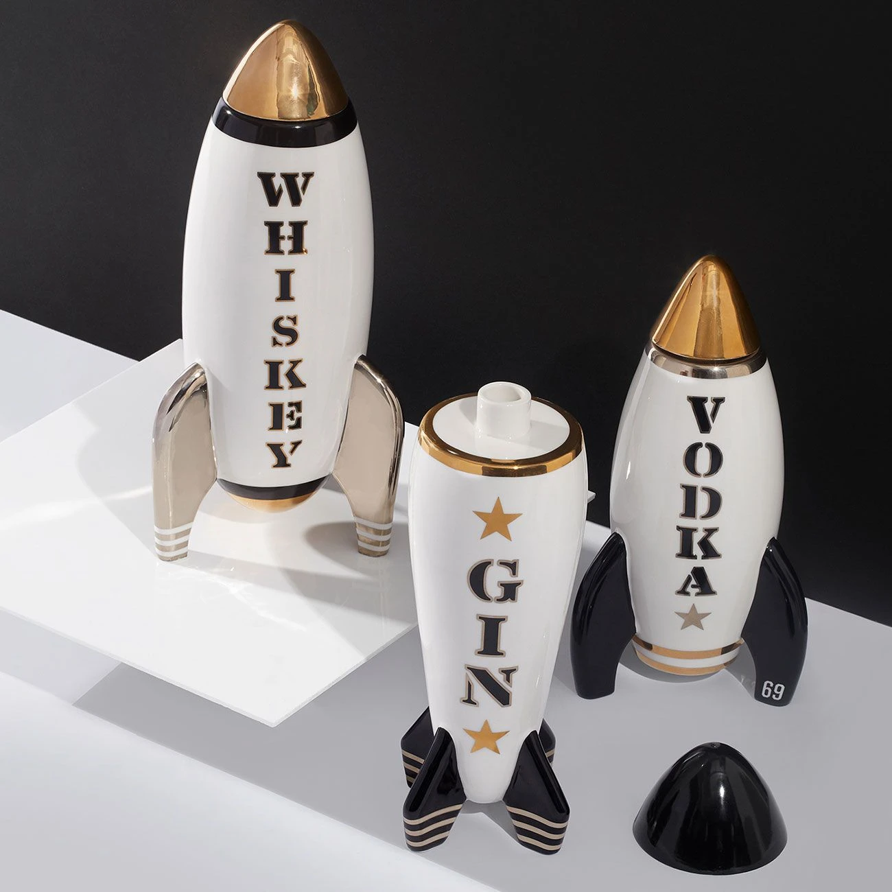 Jonathan Adler Gin Rocket Decanter 10 Jonathan Adler Gin Rocket Decanter - Image 8