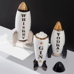 Jonathan Adler Rum Rocket Decanter -Best Decoration Shop 22959 8 1