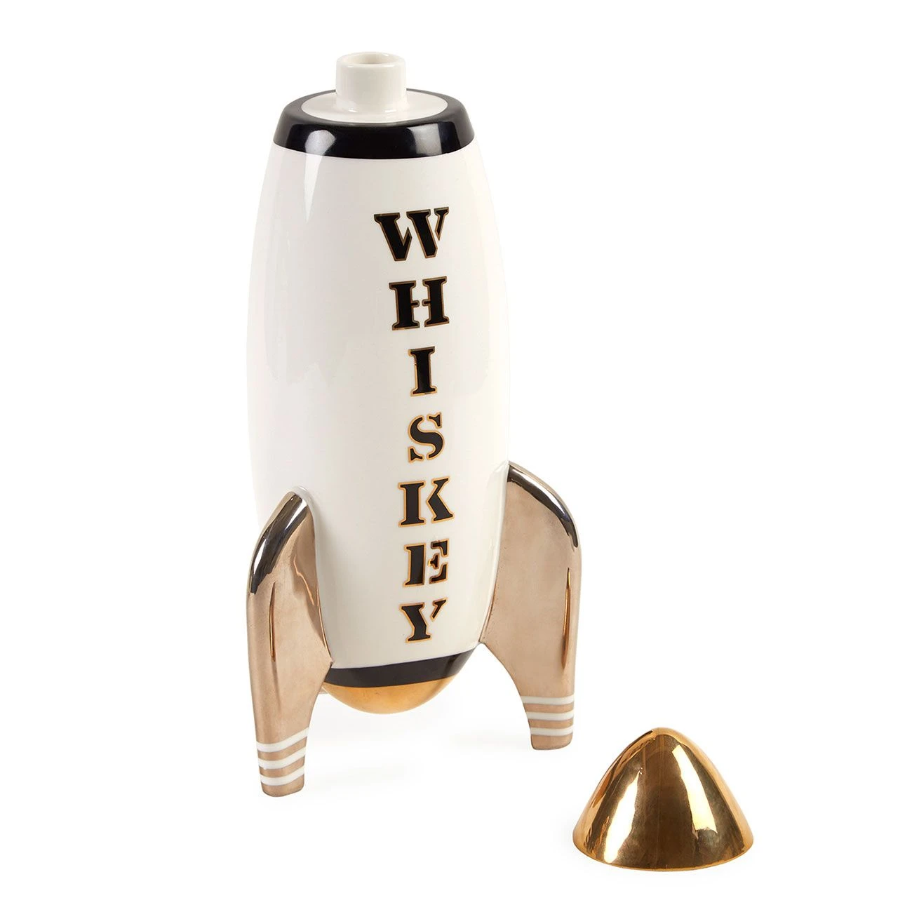 Jonathan Adler Whiskey Rocket Decanter 4 Jonathan Adler Whiskey Rocket Decanter - Image 2