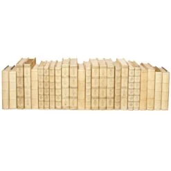 White Leather & Paper Books