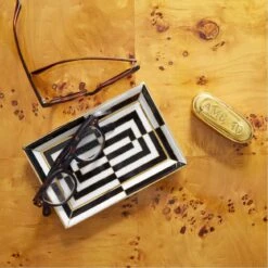 Jonathan Adler Op Art Rectangle Tray -Best Decoration Shop 27287 4