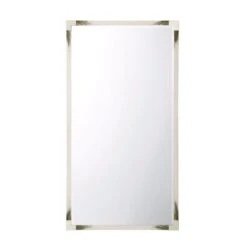 Cutting Edge Floor Mirror - Longhorn White