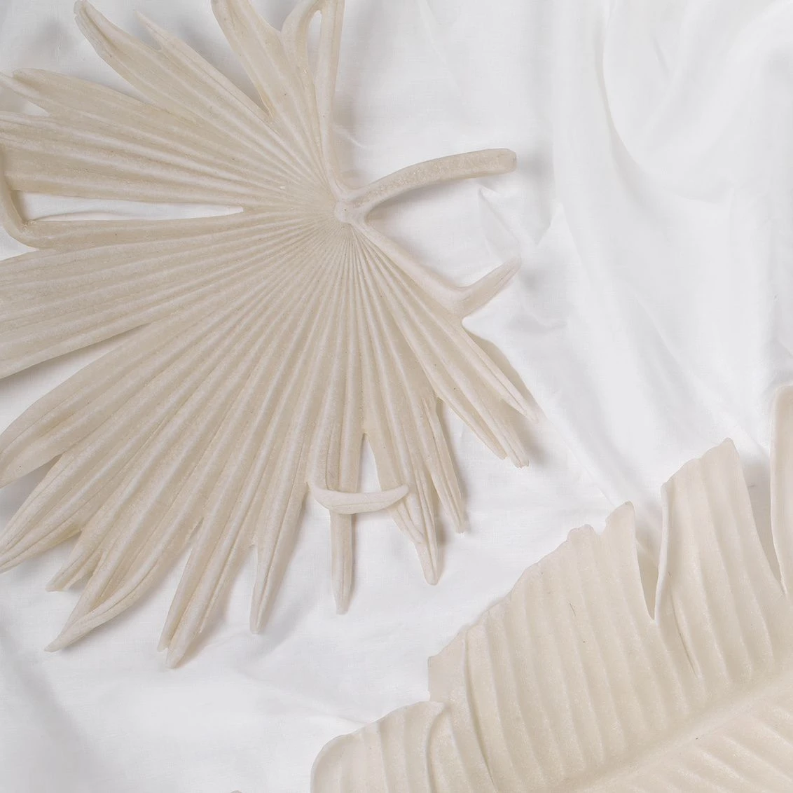 Island Leaf Object - Medium - Off White 5 Island Leaf Object - Medium - Off White - Image 3