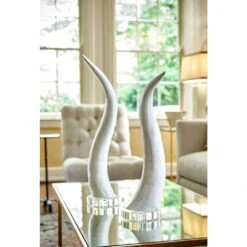 Horns - White -Best Decoration Shop 380585 5