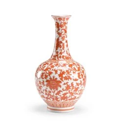 Pumpkin Long Neck Vase