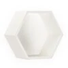 Honeycomb Wall Box - White -Best Decoration Shop 382091 1