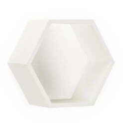Honeycomb Wall Box - White