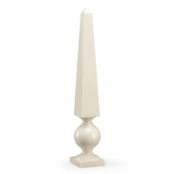 White Ceramic Obelisk