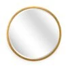 Large Round Mirror - Gold