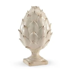 Antique White Artichoke - Large