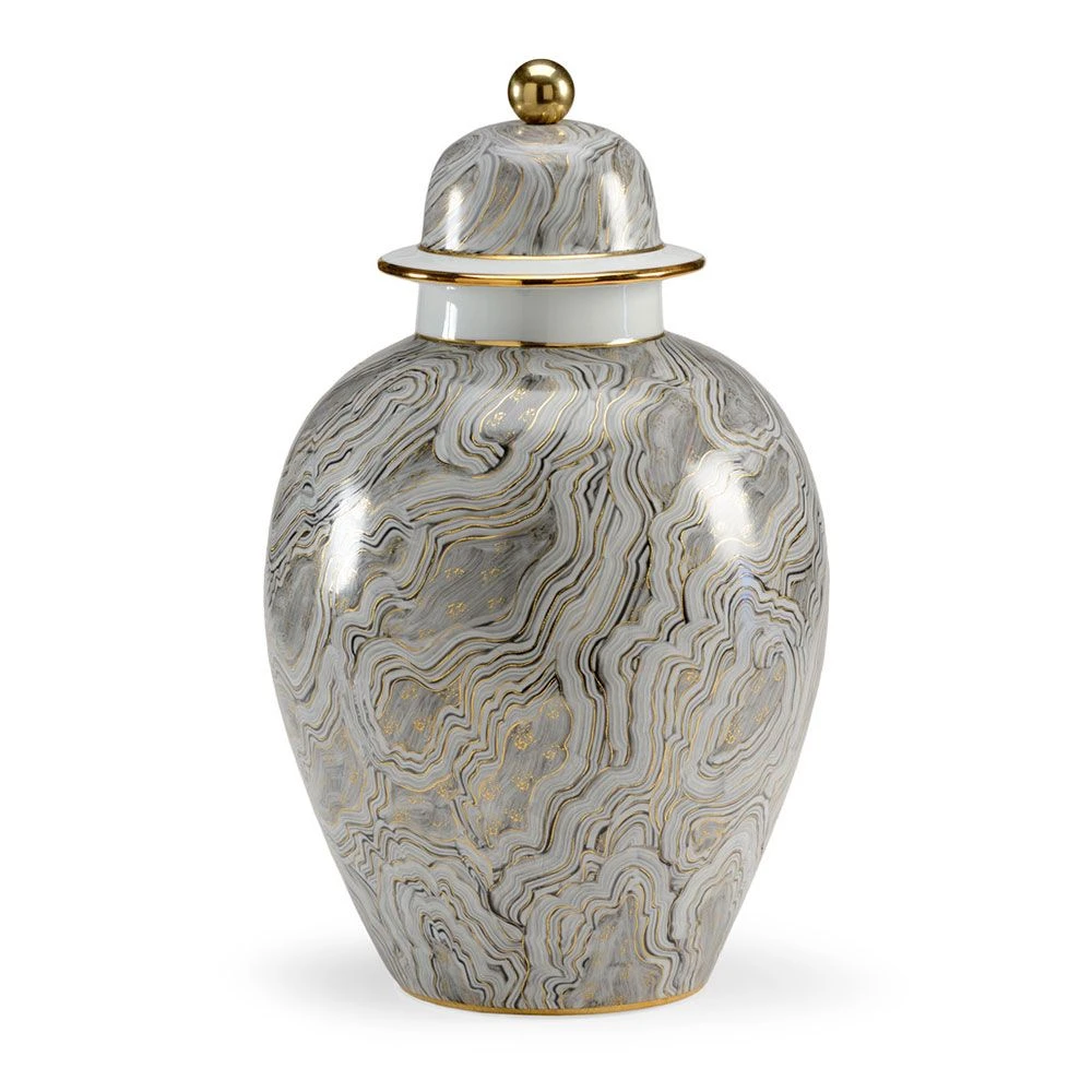 Marbled Grey Urn 3 Marbled Grey Urn