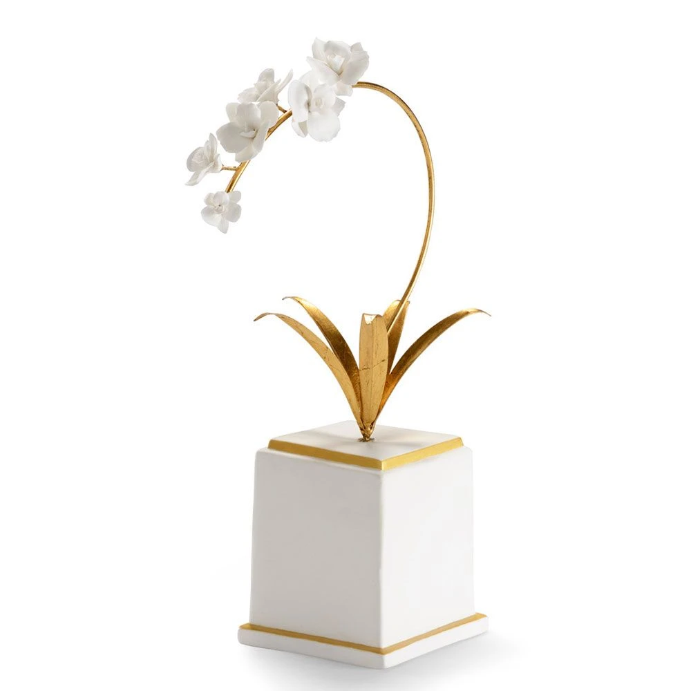 Square Flower Accent - Gold 3 Square Flower Accent - Gold