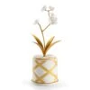 Round Flower Accent - Gold -Best Decoration Shop 382893 1