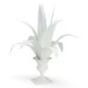 Lyon Tole Flower Planter - White 1 Lyon Tole Flower Planter - White -Best Decoration Shop 383168 1