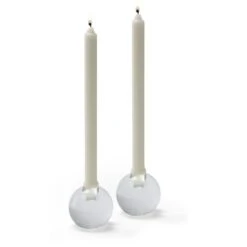 Round Crystal Candlestick