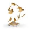 Lotus And Bird Accent - Gold -Best Decoration Shop 383566 1