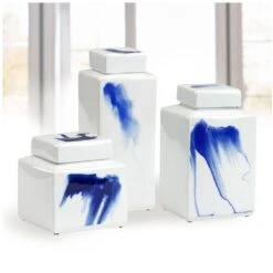 Cobalt Jizhou Vase - Medium -Best Decoration Shop 383594 3