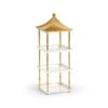 Pagoda Shelf - Gold