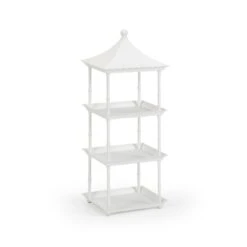 Pagoda Shelf - White