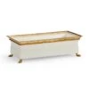 French Tole Planter - Cream -Best Decoration Shop 384014 1