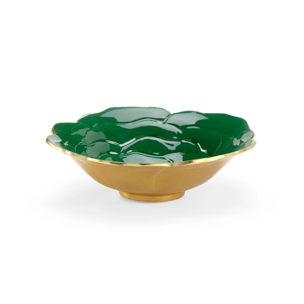 Green Enameled Bowl - Small 3 Green Enameled Bowl - Small