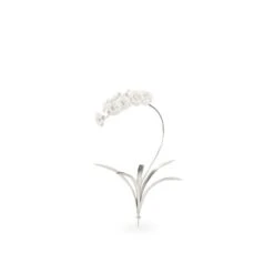 Orchid Stem - Silver - Small