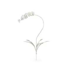 Orchid Stem - Silver - Large