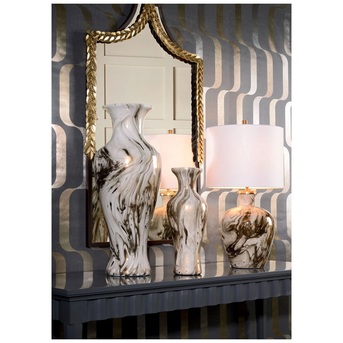 Calacatta Gold Vase (Sm) 6 Calacatta Gold Vase (Sm) - Image 4